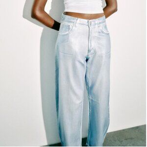 ** Zara - Mid Waist TRF Baggy Balloon Jeans